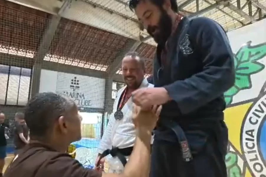 Integrante da IPA Rio de Janeiro vence combate de Jiu-Jitsu